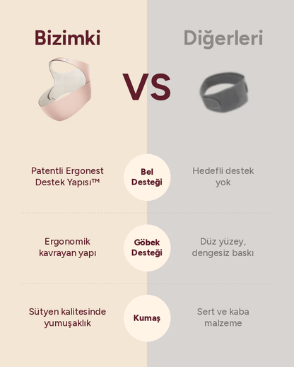 Annelora Hamile Destek Bandı — Ayarlanabilir Bel ve Karın Desteği