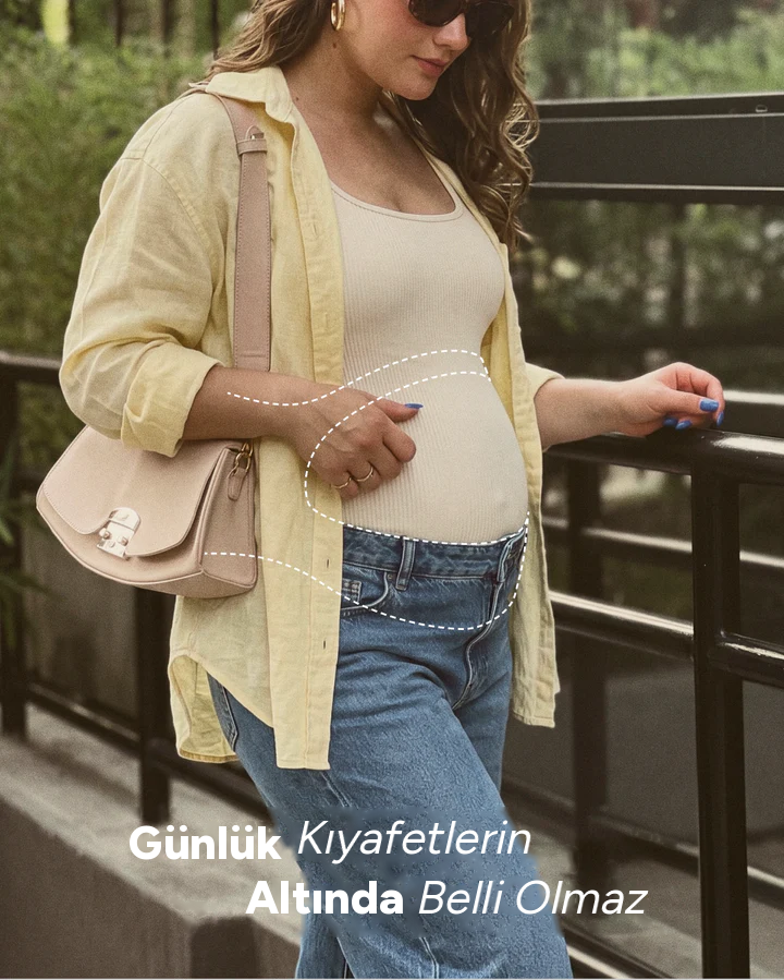 Annelora Hamile Destek Bandı — Ayarlanabilir Bel ve Karın Desteği